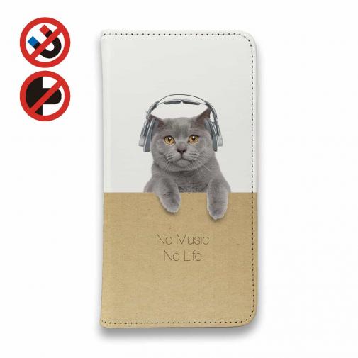 【手帳型ベルトなし】【Stick Case】ブリティッシュだってNo Music No Life