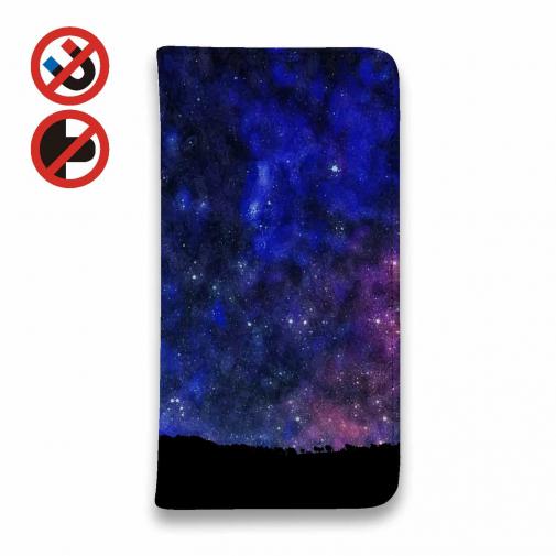 【手帳型ベルトなし】【Stick Case】丘の上のパノラマ