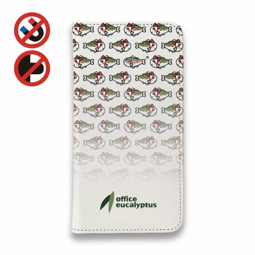 【手帳型ベルトなし】【Stick Case】【eucalyptus】姫マス　ホワイト