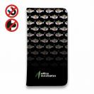 【手帳型ベルトなし】【Stick Case】【eucalyptus】グレ鱒　ブラック