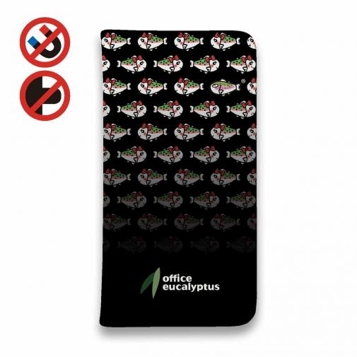 【手帳型ベルトなし】【Stick Case】【eucalyptus】姫マス　ブラック