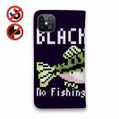 【手帳型ベルトなし】【Stick Case】【釣りざんまい】ドット絵のブラックバス