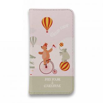 【手帳型ベルトなし】【Stick Case】サーカスがやってくる!