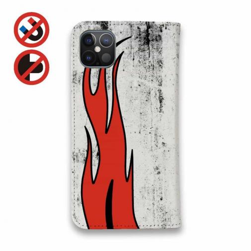 【手帳型ベルトなし】【Stick Case】いつも心にファイヤー