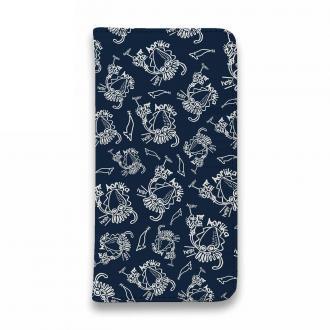 【手帳型ベルトなし】【Stick Case】【釣りざんまい】エギに釣られるアオリイカ