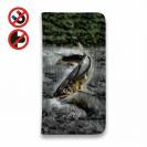 【手帳型ベルトなし】【Stick Case】飛翔するアユ