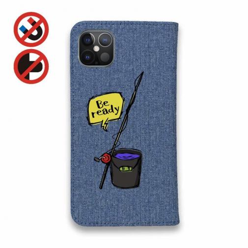 【手帳型ベルトなし】【Stick Case】【釣りざんまい】ルアーに乗ったアングラー