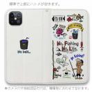 【手帳型ベルトなし】【Stick Case】【釣りざんまい】釣りが好きなんです_カラフル