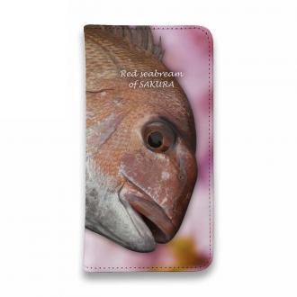 【手帳型ベルトなし】【Stick Case】桜ダイ