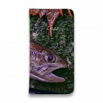 【手帳型ベルトなし】【Stick Case】イワナ