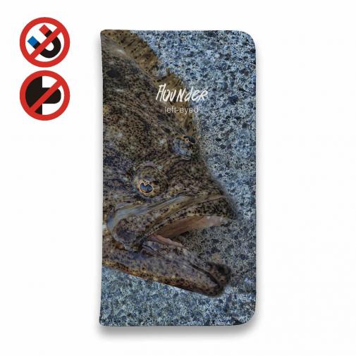 【手帳型ベルトなし】【Stick Case】砂の王者・ヒラメ