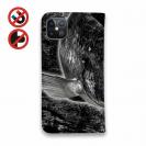 【手帳型ベルトなし】【Stick Case】クロダイ(チヌ)　墨絵風(黒)