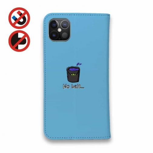 【手帳型ベルトなし】【Stick Case】【釣りざんまい】釣りが好きなんです_カラフルスカイブルー