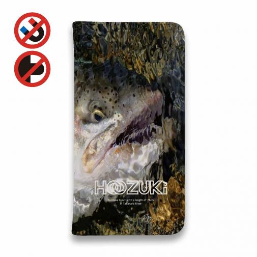 【手帳型ベルトなし】【Stick Case】【HOOZUKI】高原川のニジマス