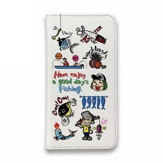 【手帳型ベルトなし】【Stick Case】【釣りざんまい】魚釣りに出かけよう!