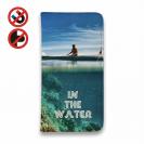 【手帳型ベルトなし】【Stick Case】水の中