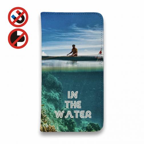 【手帳型ベルトなし】【Stick Case】水の中