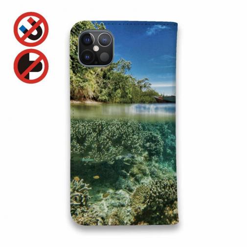 【手帳型ベルトなし】【Stick Case】水の中