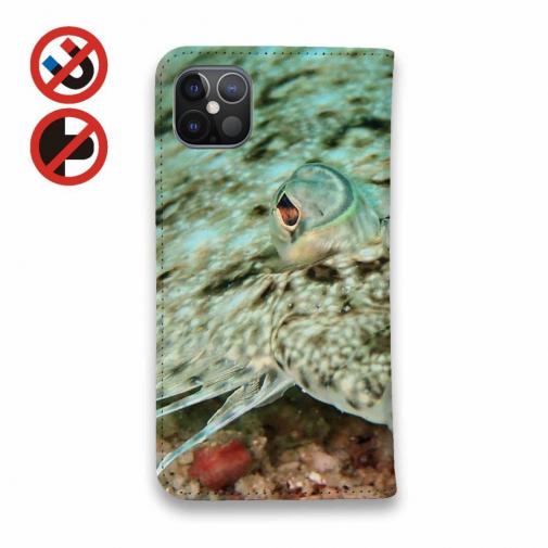 【手帳型ベルトなし】【Stick Case】フラットフィッシュ