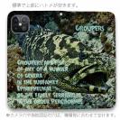 【手帳型ベルトなし】【Stick Case】グルーバー・フィッシュ(ハタ類)　アメコミ風