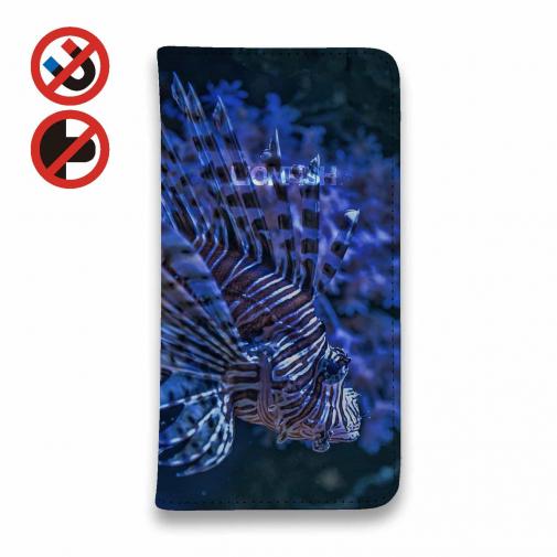 【手帳型ベルトなし】【Stick Case】ライオンフィッシュ・ミノカサゴ