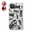 【手帳型ベルトなし】【Stick Case】ボーン・フィッシュ　ホワイト