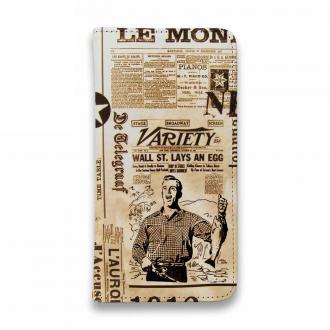 【手帳型ベルトなし】【Stick Case】ビンテージ・アングラー