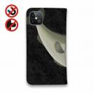 【手帳型ベルトなし】【Stick Case】【佐藤ケロ子】シーバスの食欲　ブラック