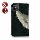 【手帳型ベルトなし】【Stick Case】【佐藤ケロ子】シーバスの食欲　ダークグリーン