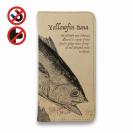 【手帳型ベルトなし】【Stick Case】ビンテージなキハダ