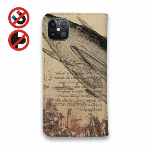 【手帳型ベルトなし】【Stick Case】ビンテージなキハダ