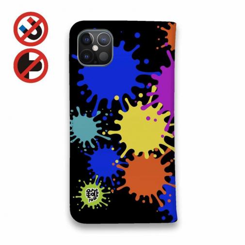 【手帳型ベルトなし】【Stick Case】【釣りざんまい】エギに襲いかかるアオリイカ