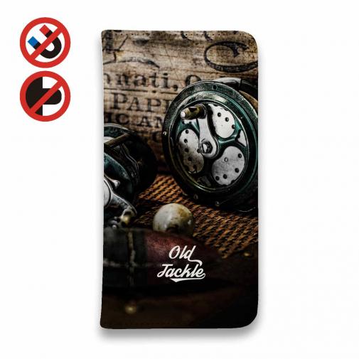 【手帳型ベルトなし】【Stick Case】フライのオールドTackle