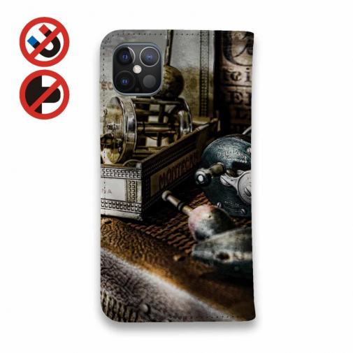 【手帳型ベルトなし】【Stick Case】フライのオールドTackle