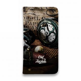 【手帳型ベルトなし】【Stick Case】フライのオールドTackle