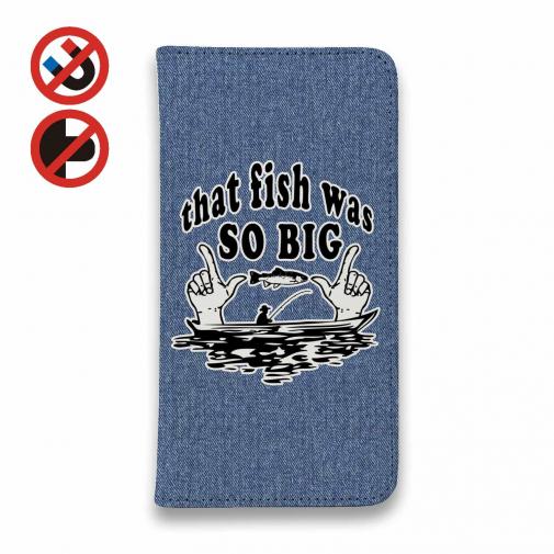 【手帳型ベルトなし】【Stick Case】逃した魚はデカイ!