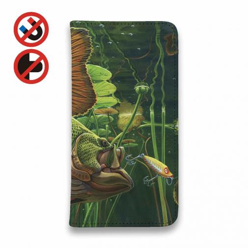 【八百板浩司】【手帳型ベルトなし】【Stick Case】Weed Edge ビッグバスとの境界線