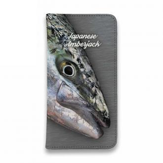 【手帳型ベルトなし】【Stick Case】ブリ　格闘の跡