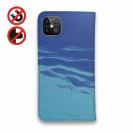 【手帳型ベルトなし】【Stick Case】海の風景　海面に花