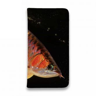 【手帳型ベルトなし】【Stick Case】アロワナの目