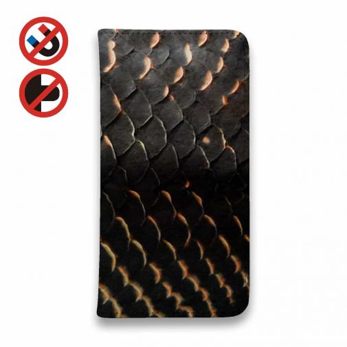 【手帳型ベルトなし】【Stick Case】ピラルクの鱗