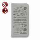 【手帳型ベルトなし】【Stick Case】【釣りざんまい】釣りに行きませんか?_グレー