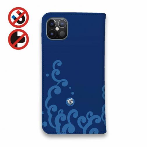 【手帳型ベルトなし】【Stick Case】【釣りざんまい】男は黙ってアタリを待つのみ_波飛沫