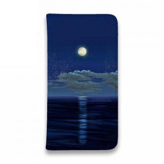 【手帳型ベルトなし】【Stick Case】月明かりの道