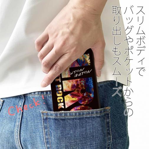 【手帳型ベルトなし】【Stick Case】【FISH MAN】LIGHT ROCK GAME