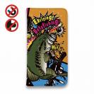 【手帳型ベルトなし】【Stick Case】【FISH MAN】エキサイティングバイト2「カラフル」