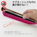 【手帳型ベルトなし】【Stick Case】【佐藤ケロ子】KEROKOサイン入りスマホカバー レッド