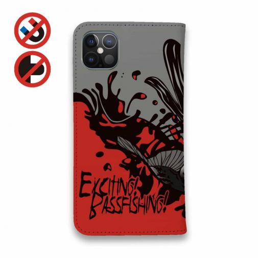 【手帳型ベルトなし】【Stick Case】【FISH MAN】エキサイティングバスフィッシング!