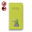 【手帳型ベルトなし】【Stick Case】ビアガエル(wakat)