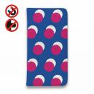 マゼンタ＆ブルーのドット